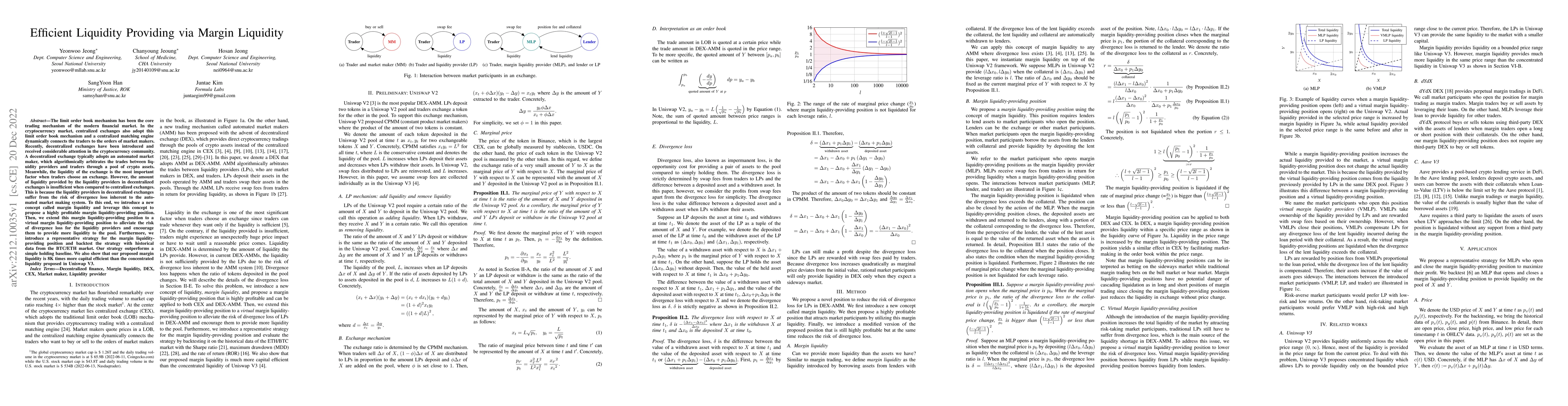 Thumbnail for Efficient Liquidity Providing via Margin Liquidity