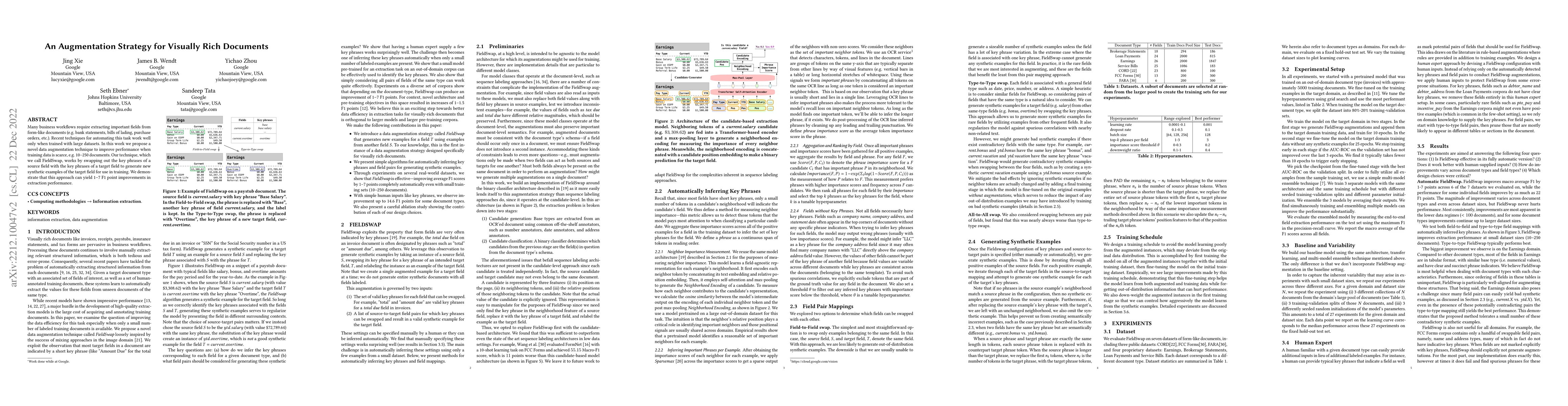 Thumbnail for An Augmentation Strategy for Visually Rich Documents
