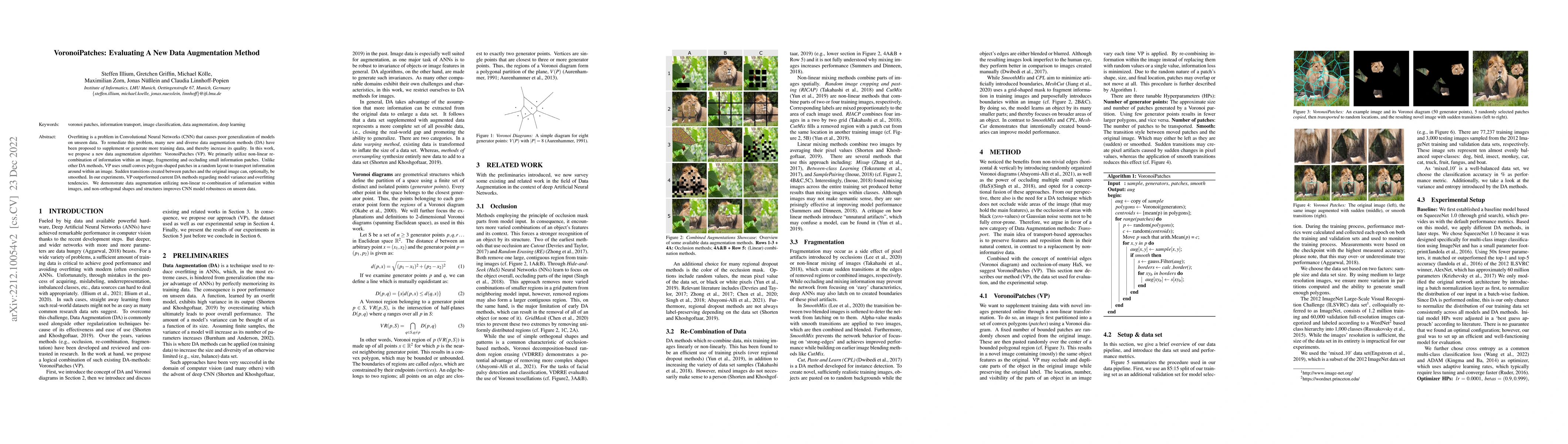 Thumbnail for VoronoiPatches: Evaluating A New Data Augmentation Method