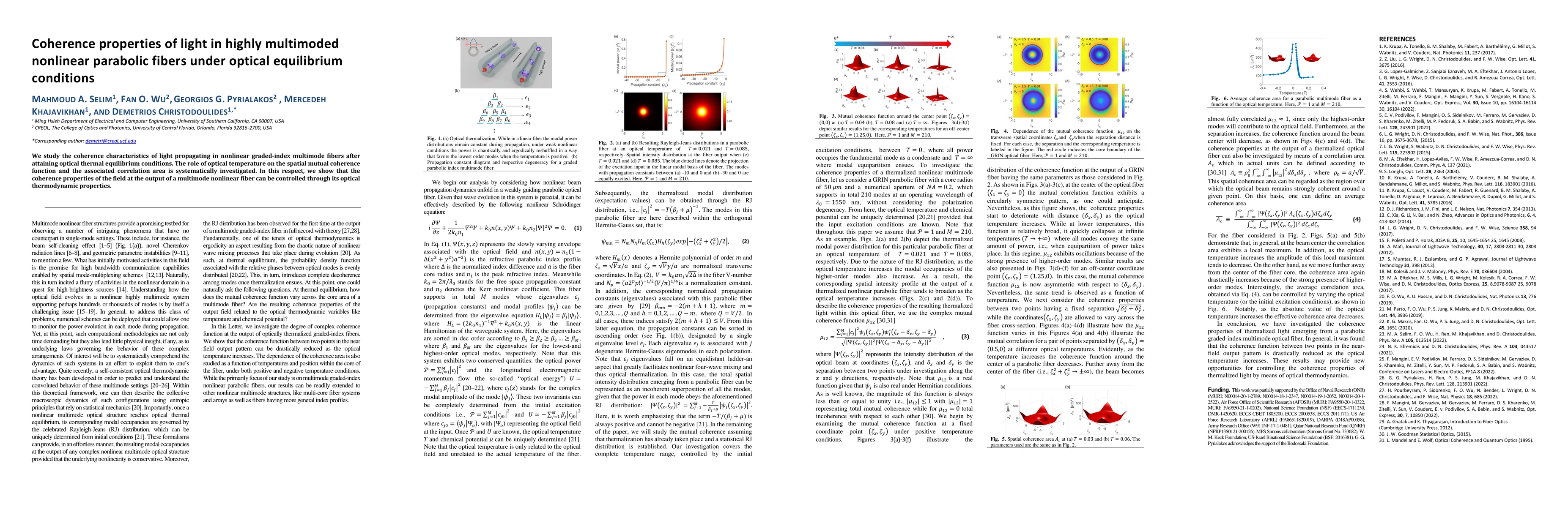 Thumbnail for Coherence properties of light in highly multimoded nonlinear parabolic
  fibers under optical equilibrium conditions