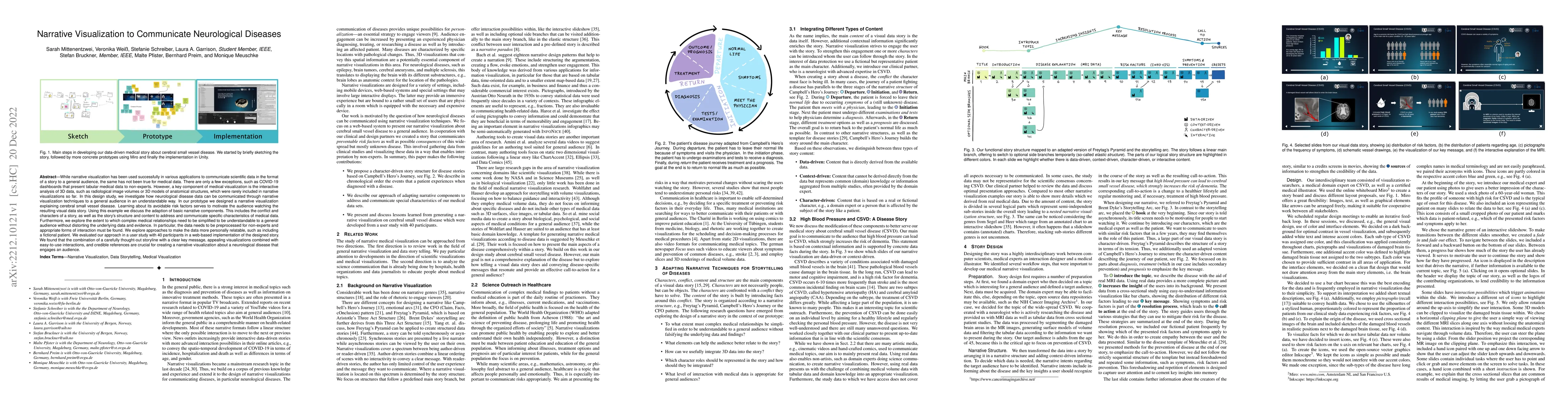 Thumbnail for Narrative Visualization to Communicate Neurological Diseases