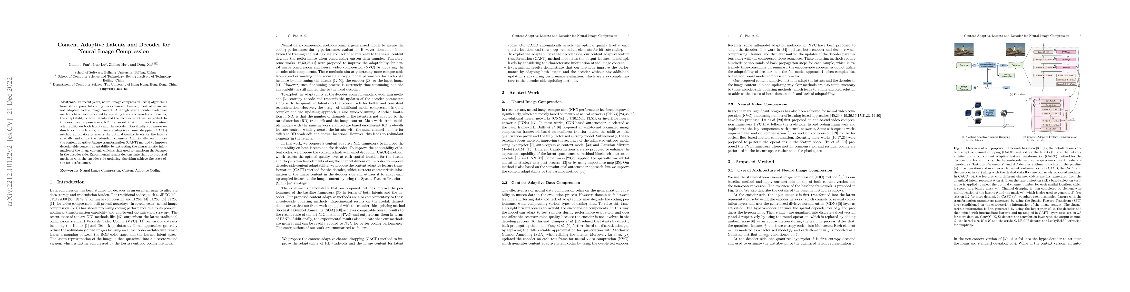 Thumbnail for Content Adaptive Latents and Decoder for Neural Image Compression