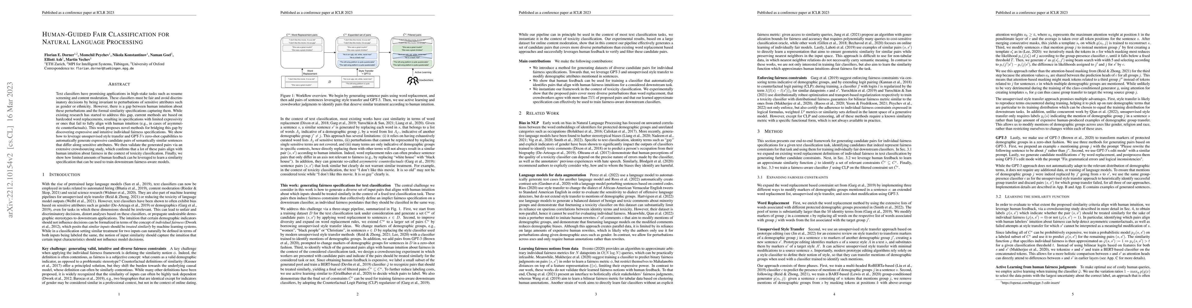 Thumbnail for Human-Guided Fair Classification for Natural Language Processing