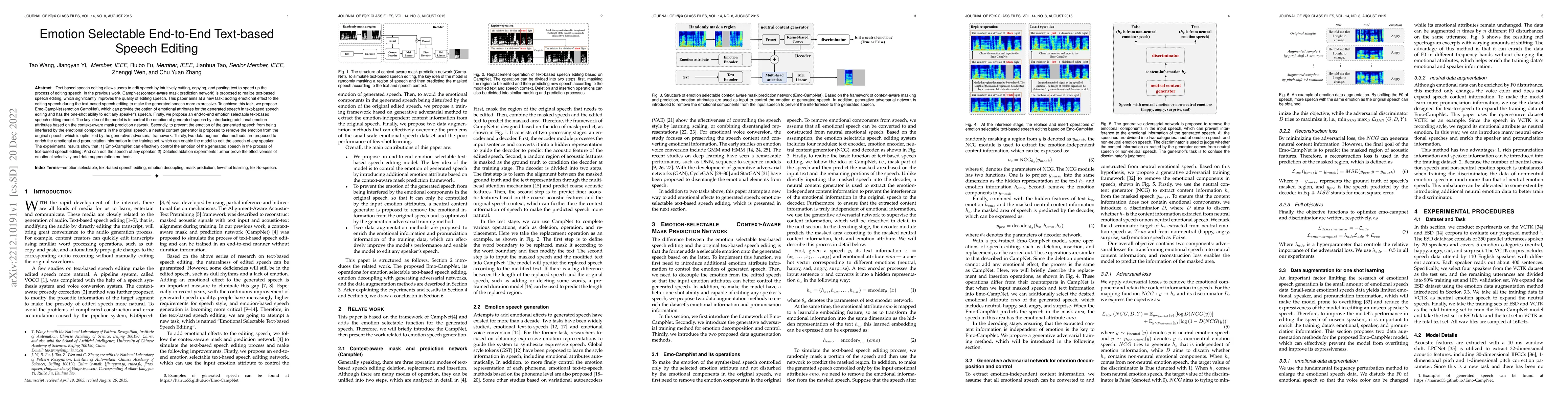 Thumbnail for Emotion Selectable End-to-End Text-based Speech Editing