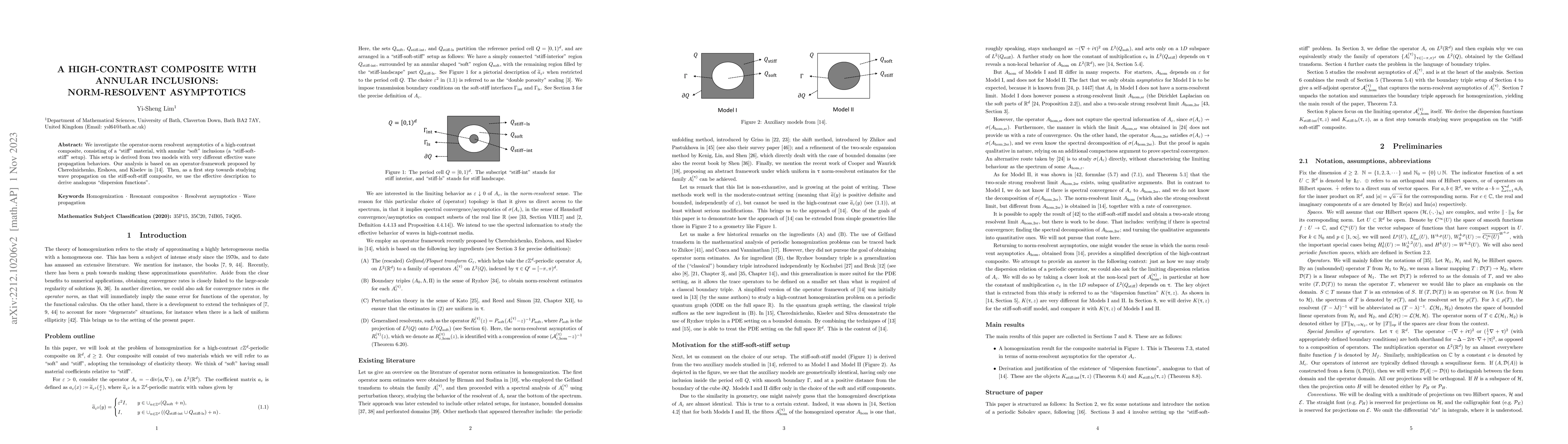 Thumbnail for A high-contrast composite with annular inclusions: Norm-resolvent
  asymptotics