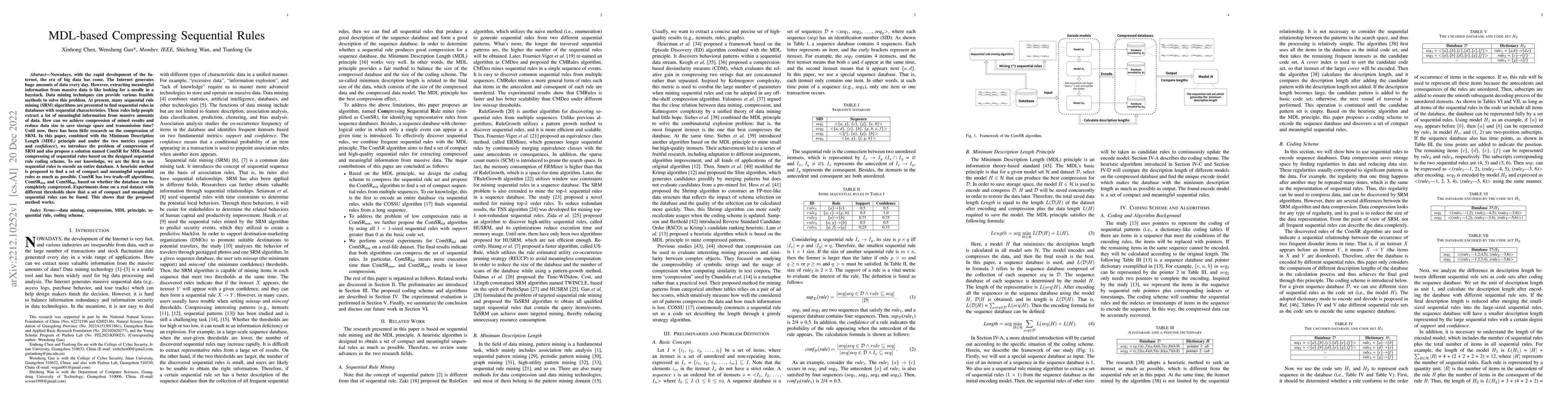 Thumbnail for MDL-based Compressing Sequential Rules