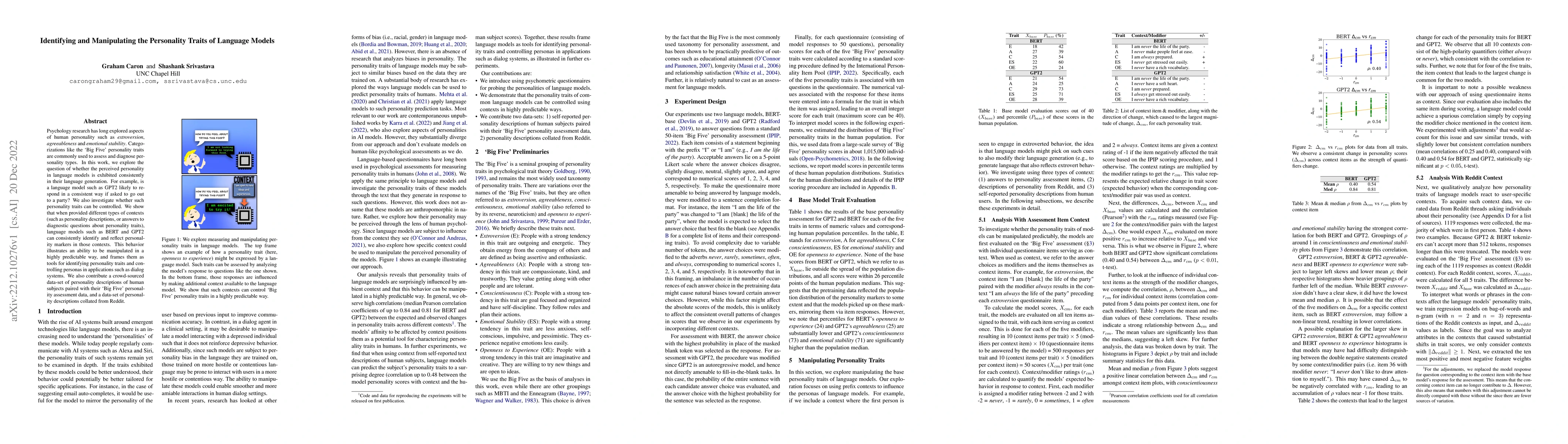 Thumbnail for Identifying and Manipulating the Personality Traits of Language Models