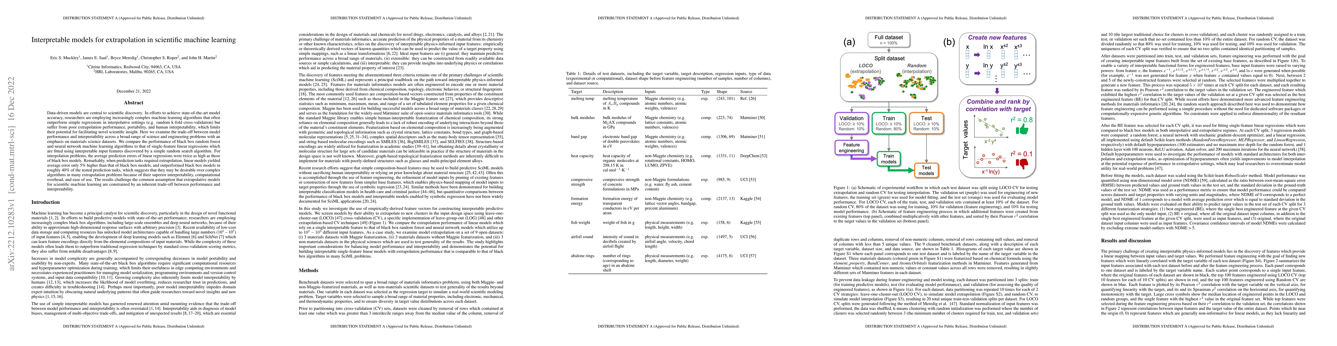 Thumbnail for Interpretable models for extrapolation in scientific machine learning