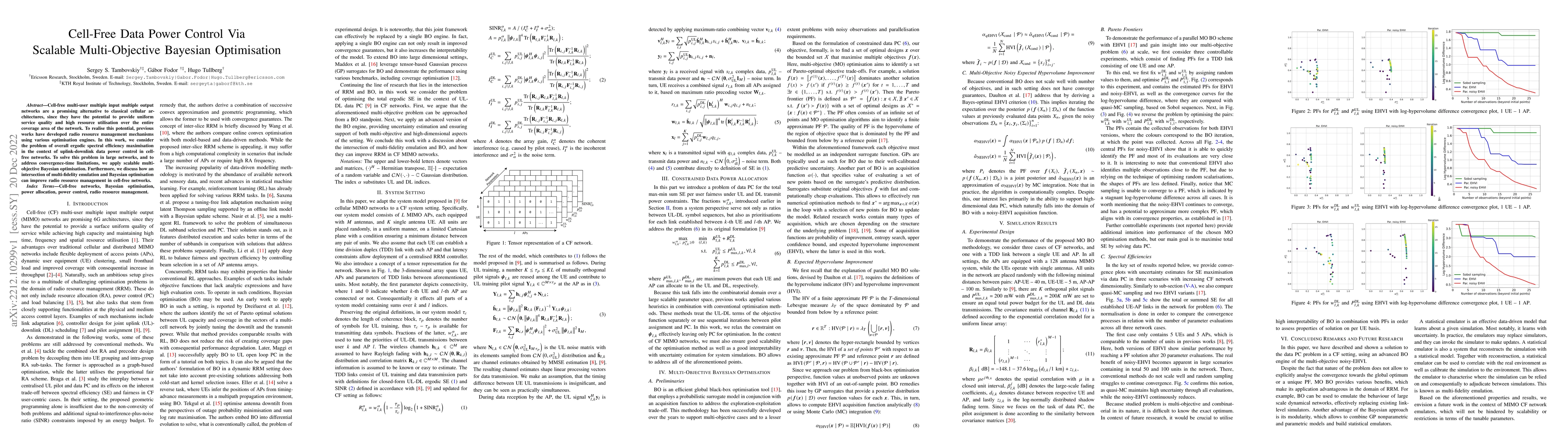 Thumbnail for Cell-Free Data Power Control Via Scalable Multi-Objective Bayesian
  Optimisation