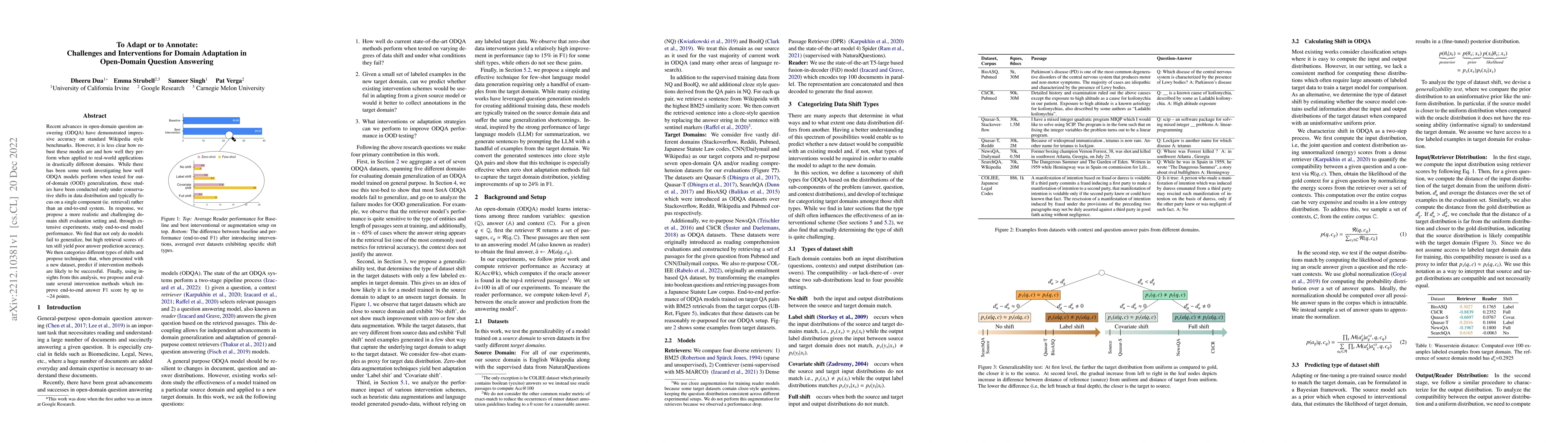 Thumbnail for To Adapt or to Annotate: Challenges and Interventions for Domain
  Adaptation in Open-Domain Question Answering