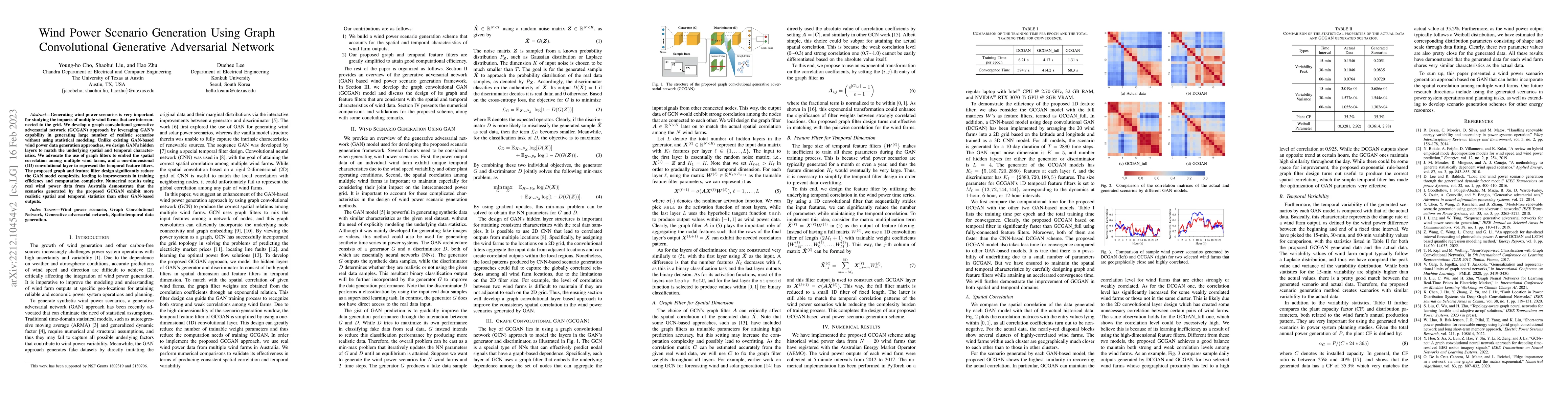 Thumbnail for Wind Power Scenario Generation Using Graph Convolutional Generative
  Adversarial Network