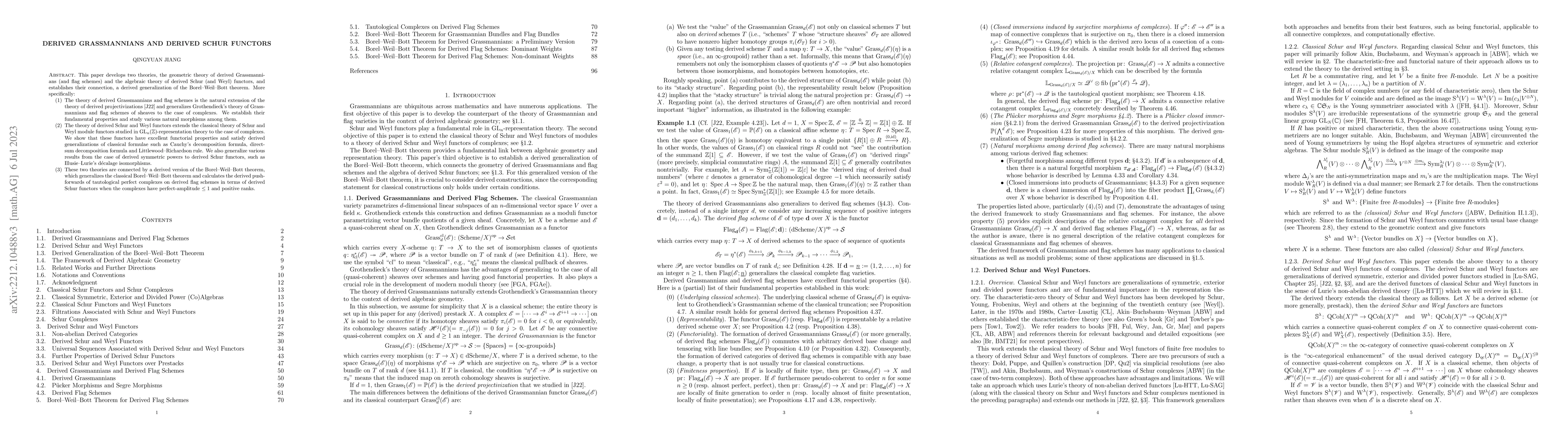 Thumbnail for Derived Grassmannians and derived Schur functors