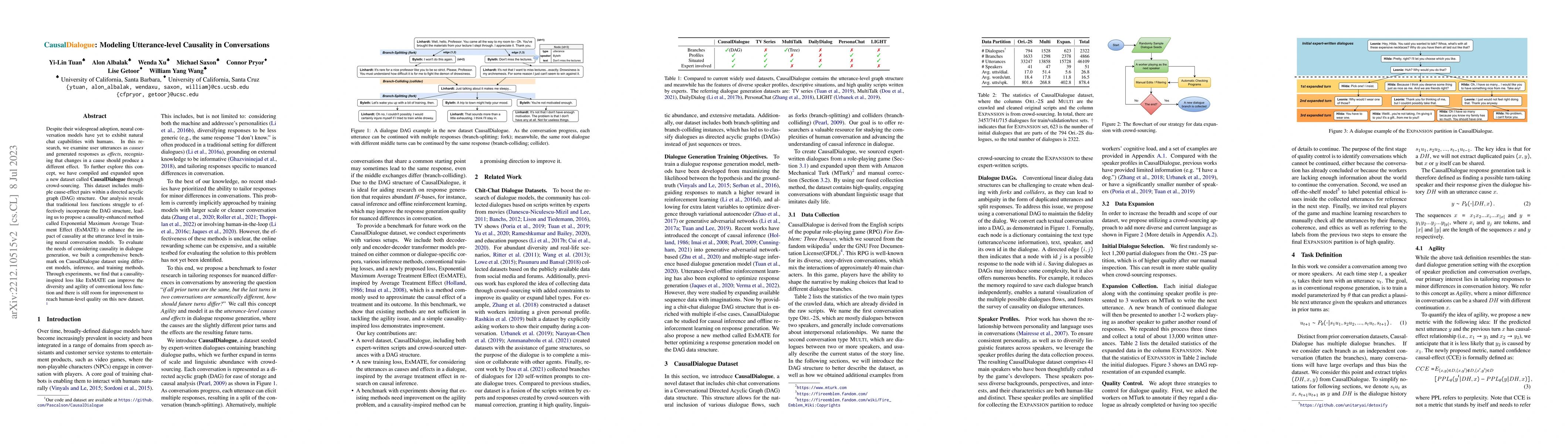 Thumbnail for CausalDialogue: Modeling Utterance-level Causality in Conversations