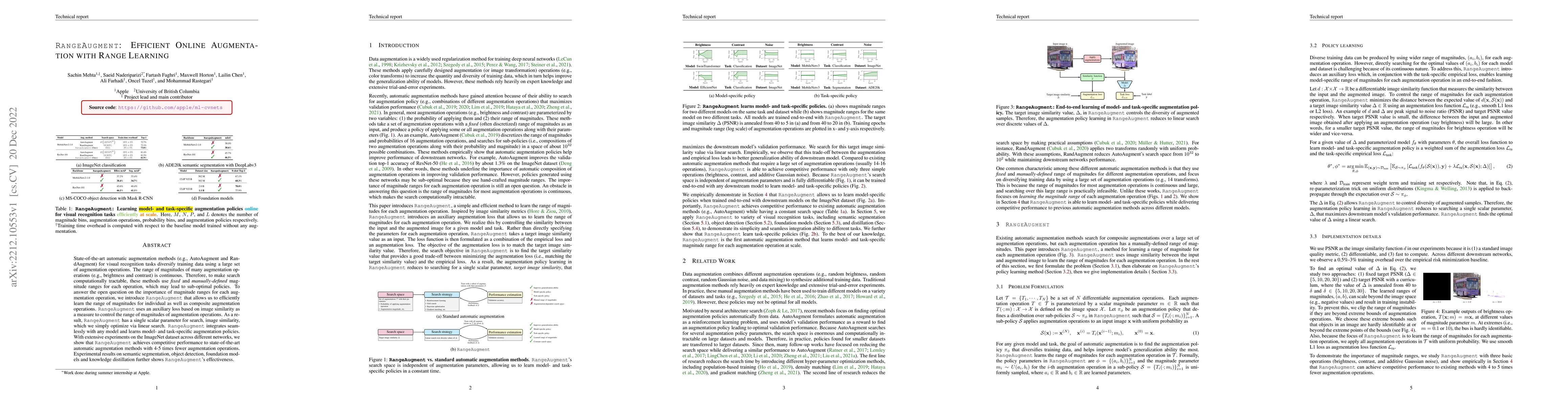 Thumbnail for RangeAugment: Efficient Online Augmentation with Range Learning