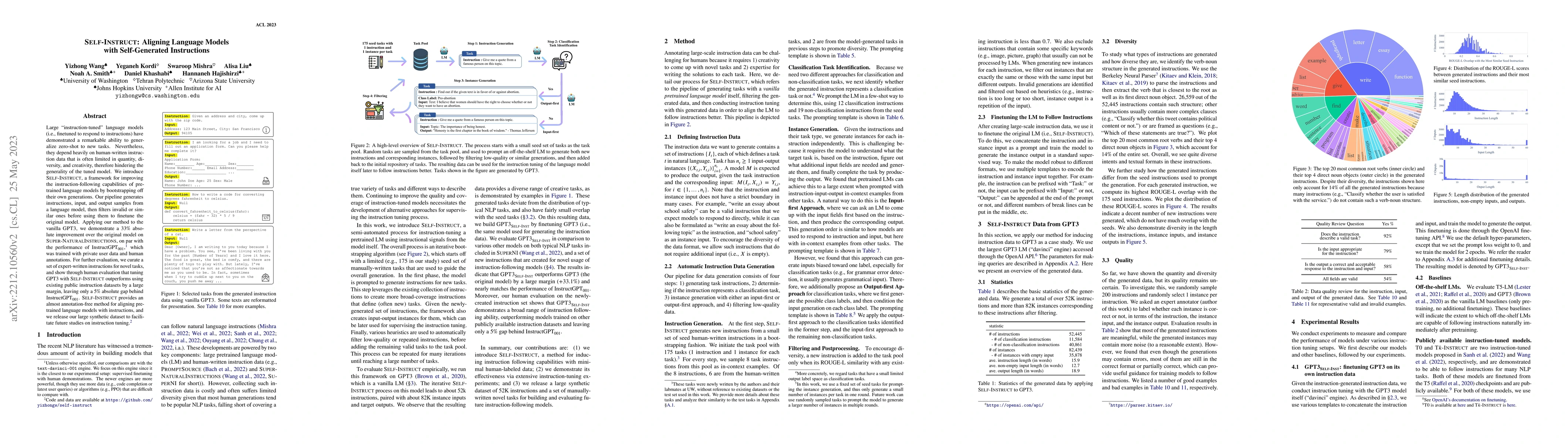 Thumbnail for Self-Instruct: Aligning Language Models with Self-Generated Instructions
