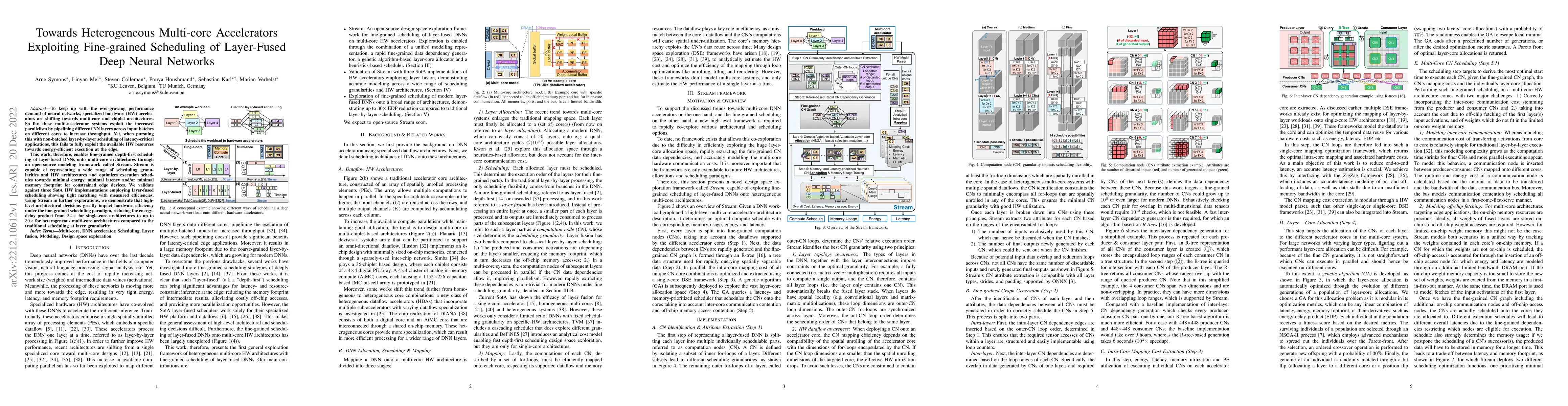 Thumbnail for Towards Heterogeneous Multi-core Accelerators Exploiting Fine-grained
  Scheduling of Layer-Fused Deep Neural Networks