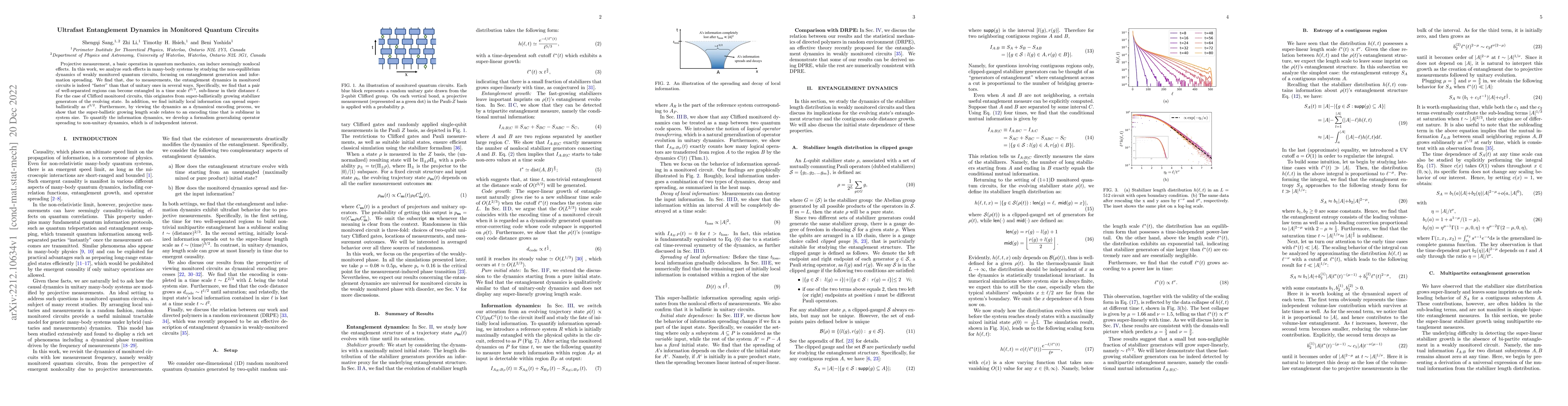 Thumbnail for Ultrafast Entanglement Dynamics in Monitored Quantum Circuits
