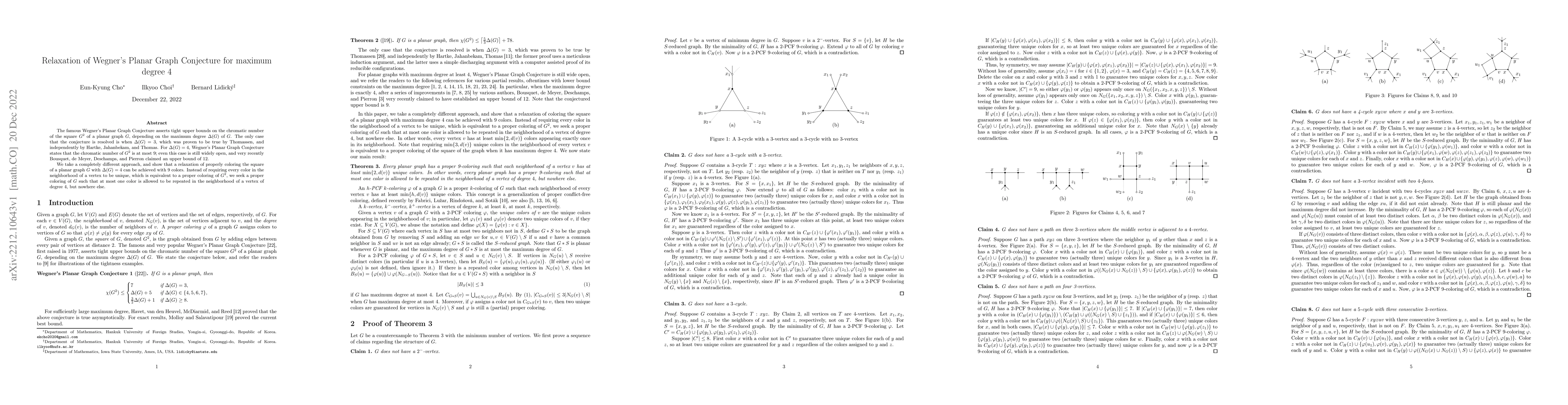 Thumbnail for Relaxation of Wegner's Planar Graph Conjecture for maximum degree 4