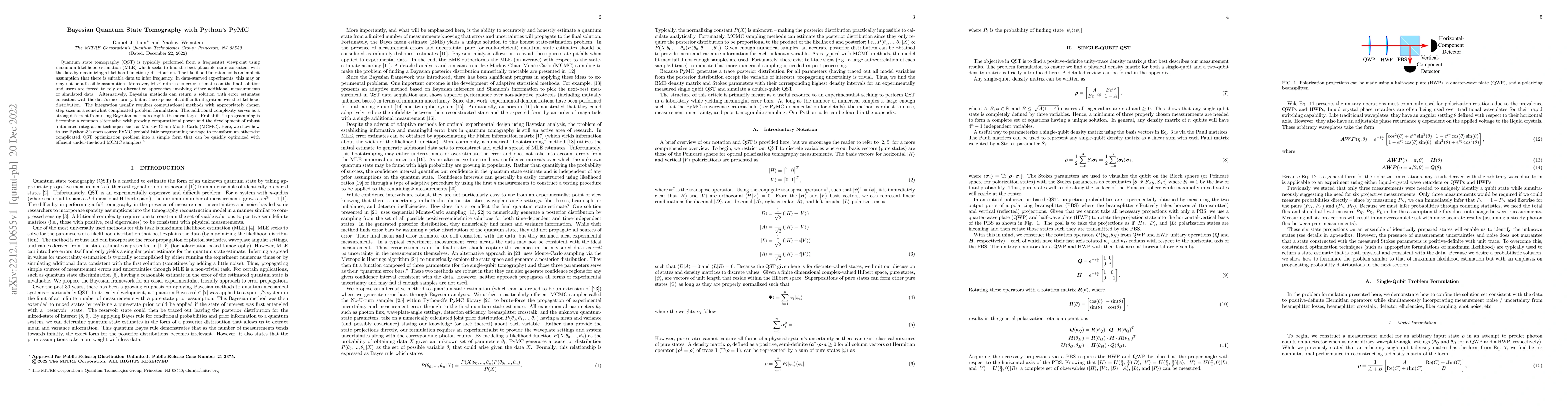 Thumbnail for Bayesian Quantum State Tomography with Python's PyMC