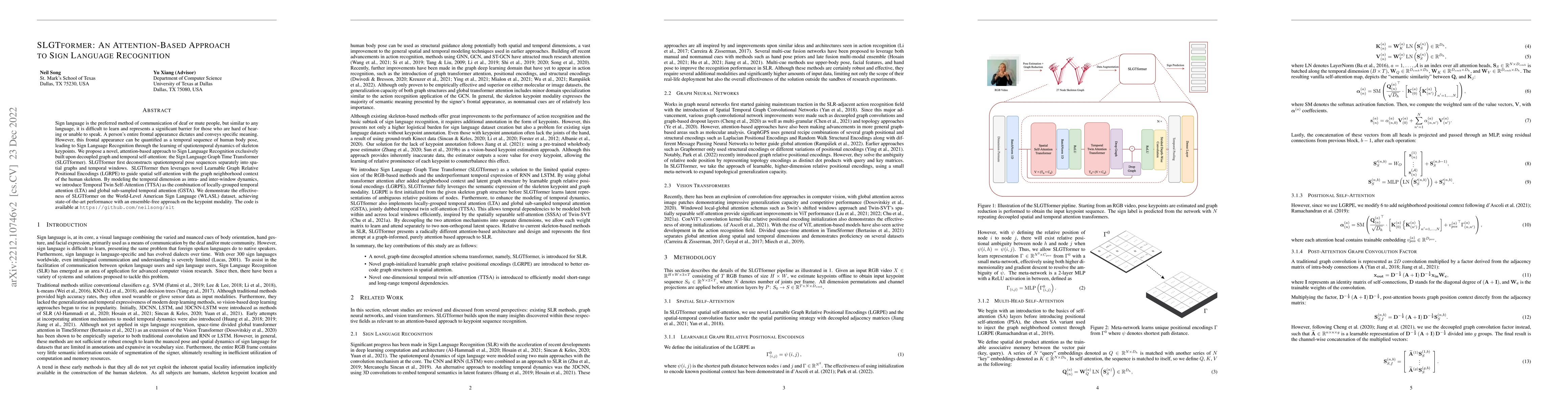 Thumbnail for SLGTformer: An Attention-Based Approach to Sign Language Recognition