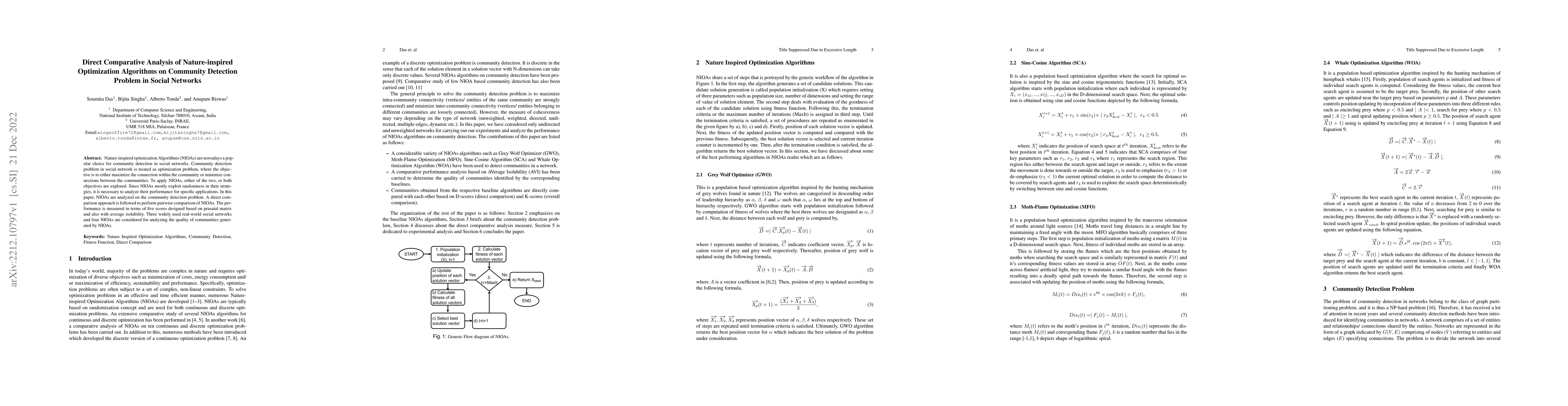 Thumbnail for Direct Comparative Analysis of Nature-inspired Optimization Algorithms
  on Community Detection Problem in Social Networks