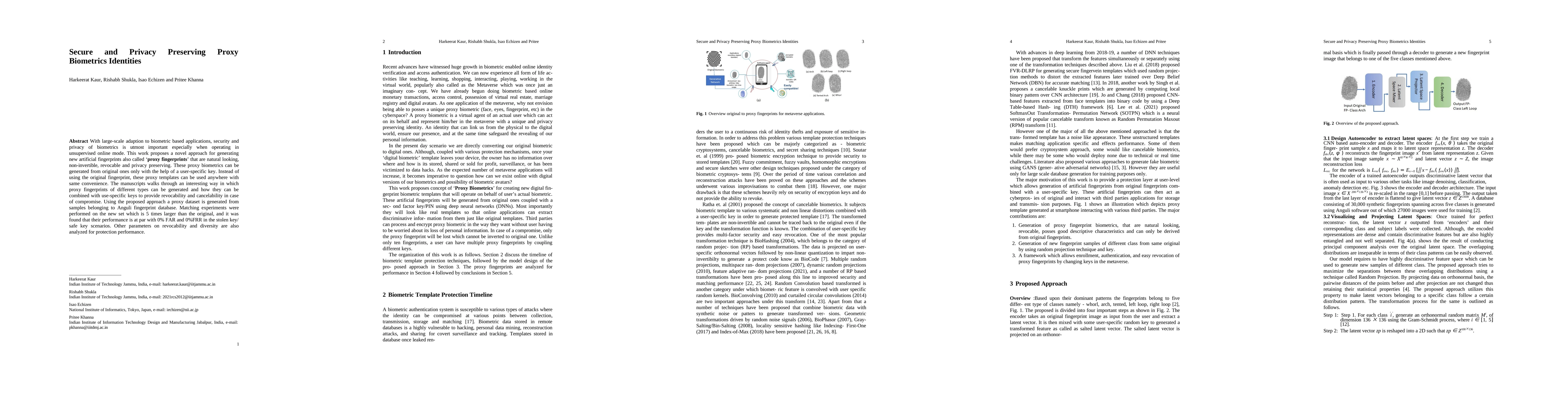 Thumbnail for Secure and Privacy Preserving Proxy Biometrics Identities