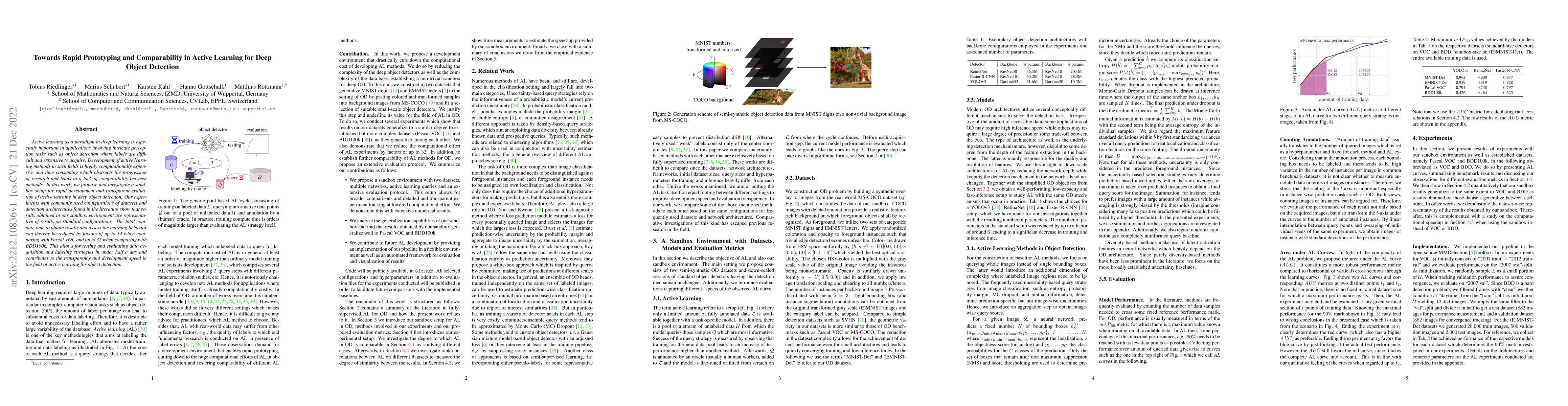 Thumbnail for Towards Rapid Prototyping and Comparability in Active Learning for Deep
  Object Detection