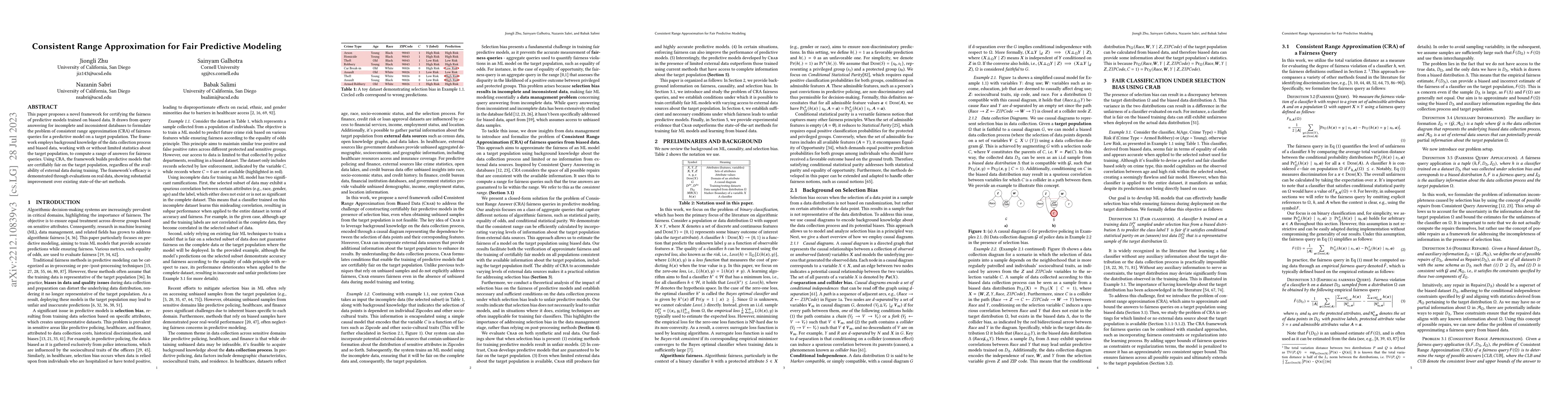 Thumbnail for Consistent Range Approximation for Fair Predictive Modeling