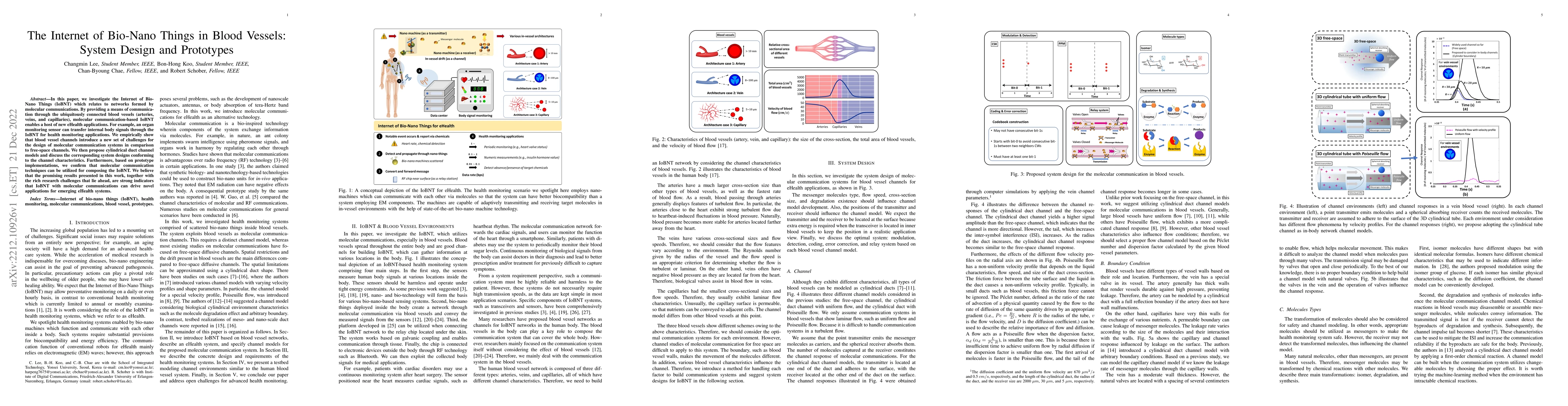 Thumbnail for The Internet of Bio-Nano Things in Blood Vessels: System Design and
  Prototypes