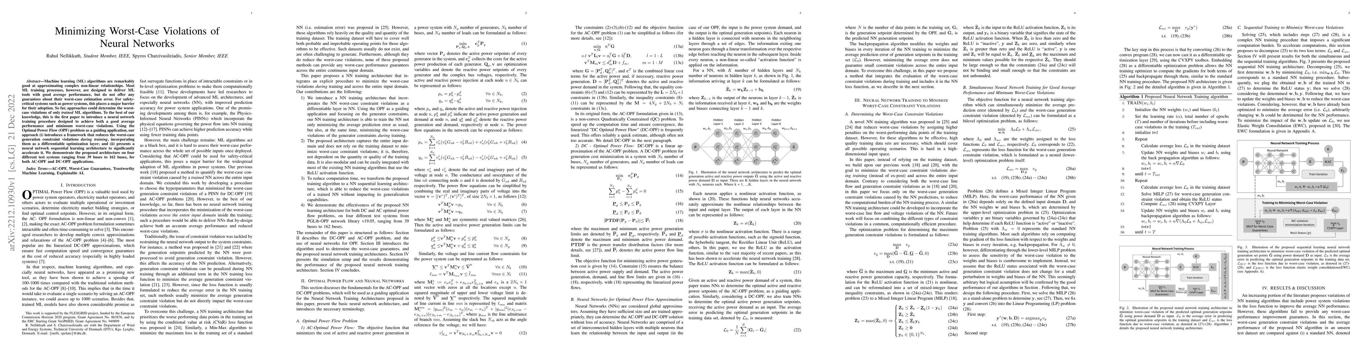 Thumbnail for Minimizing Worst-Case Violations of Neural Networks