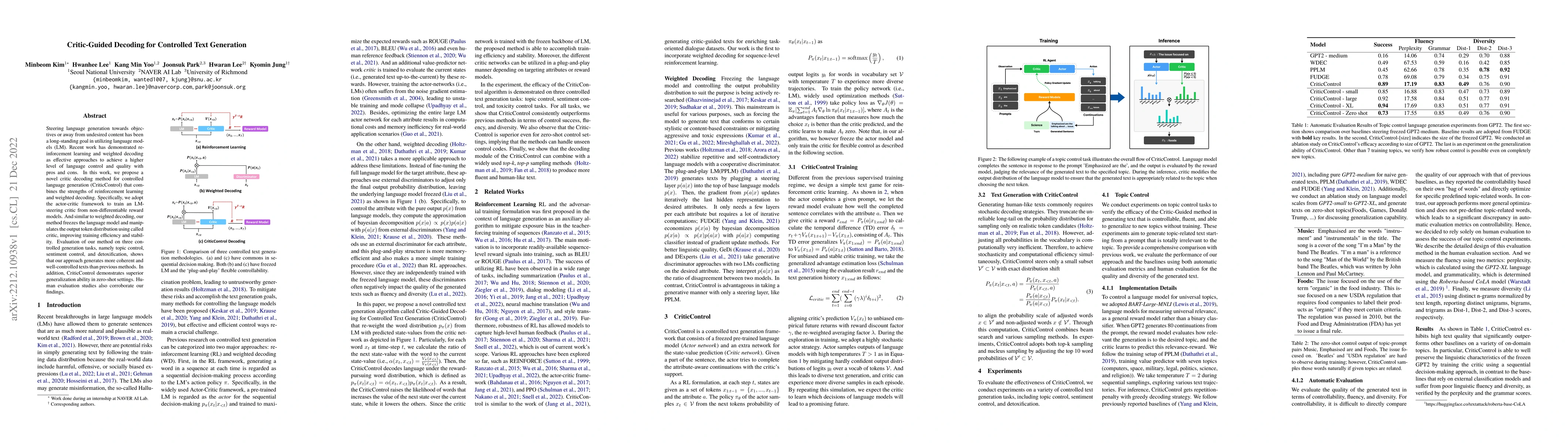 Thumbnail for Critic-Guided Decoding for Controlled Text Generation