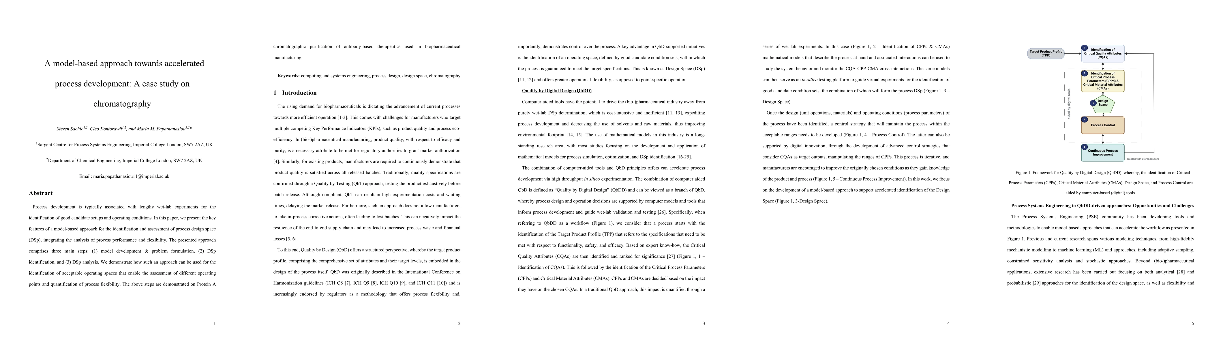 Thumbnail for A model-based approach towards accelerated process development: A case
  study on chromatography