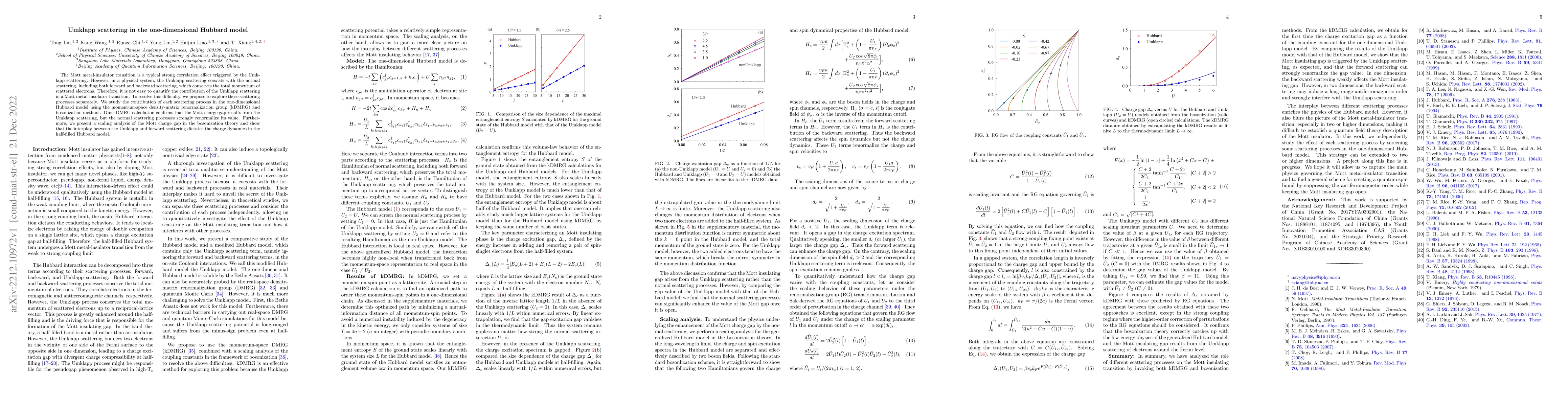 Thumbnail for Umklapp scattering in the one-dimensional Hubbard model