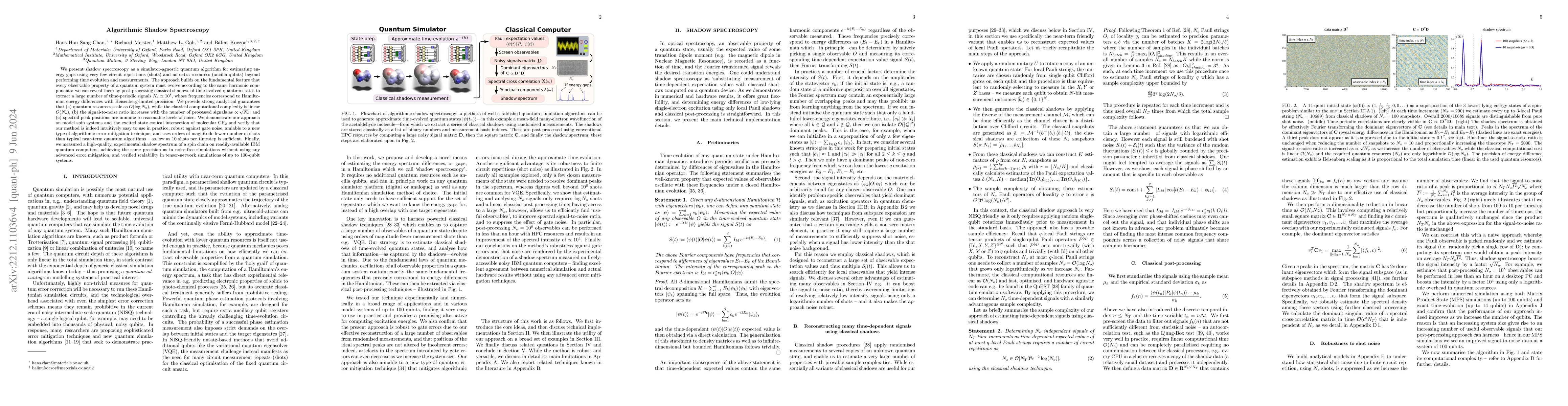 Thumbnail for Algorithmic Shadow Spectroscopy