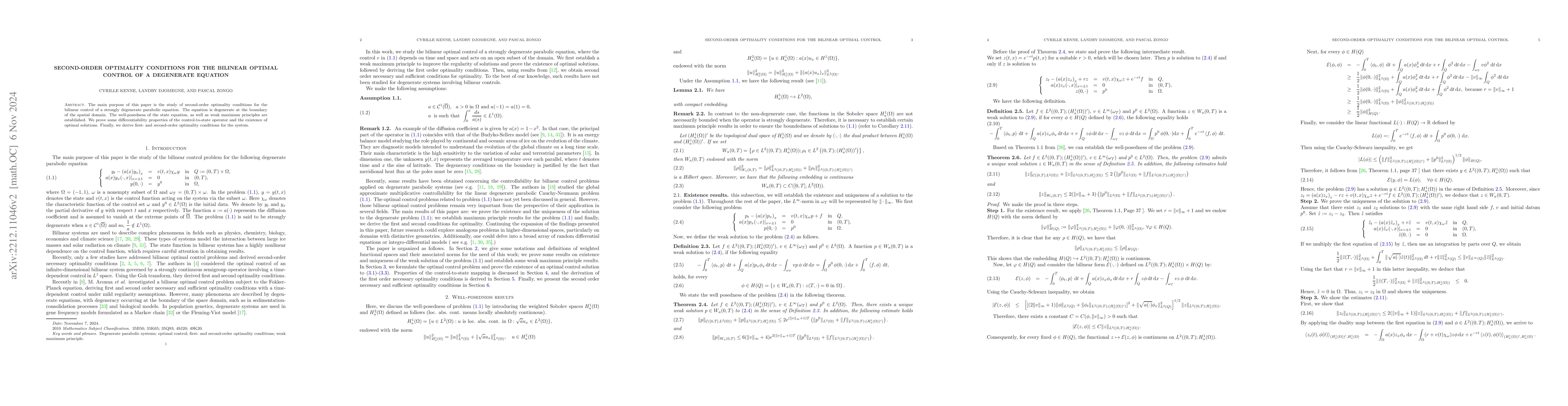 Thumbnail for Second-order optimality conditions for the bilinear optimal control of a
  degenerate parabolic equation