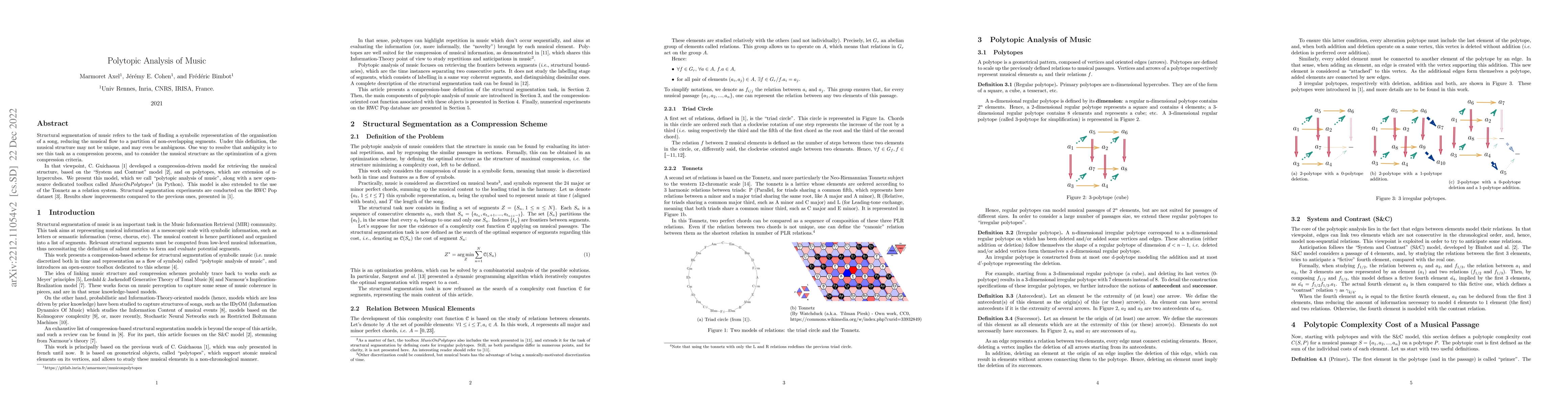 Thumbnail for Polytopic Analysis of Music