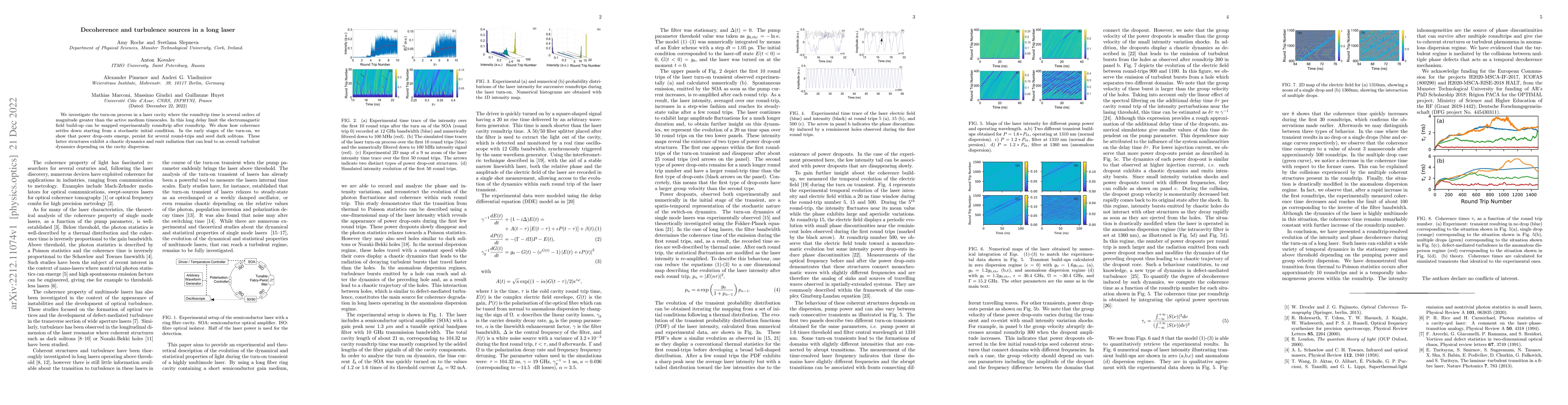 Thumbnail for Decoherence and turbulence sources in a long laser