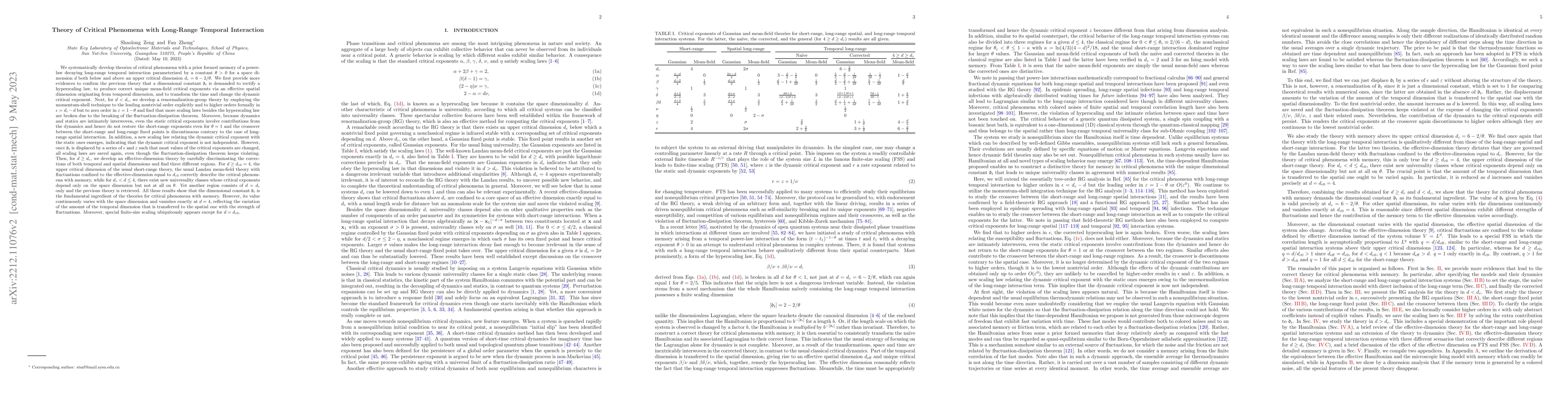 Thumbnail for Theory of Critical Phenomena with Long-Range Temporal Interaction