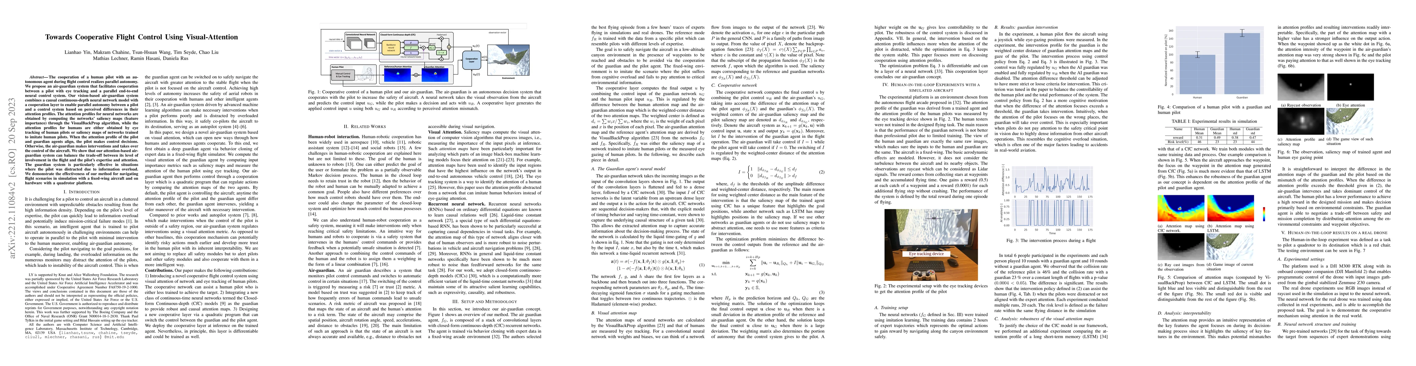 Thumbnail for Towards Cooperative Flight Control Using Visual-Attention
