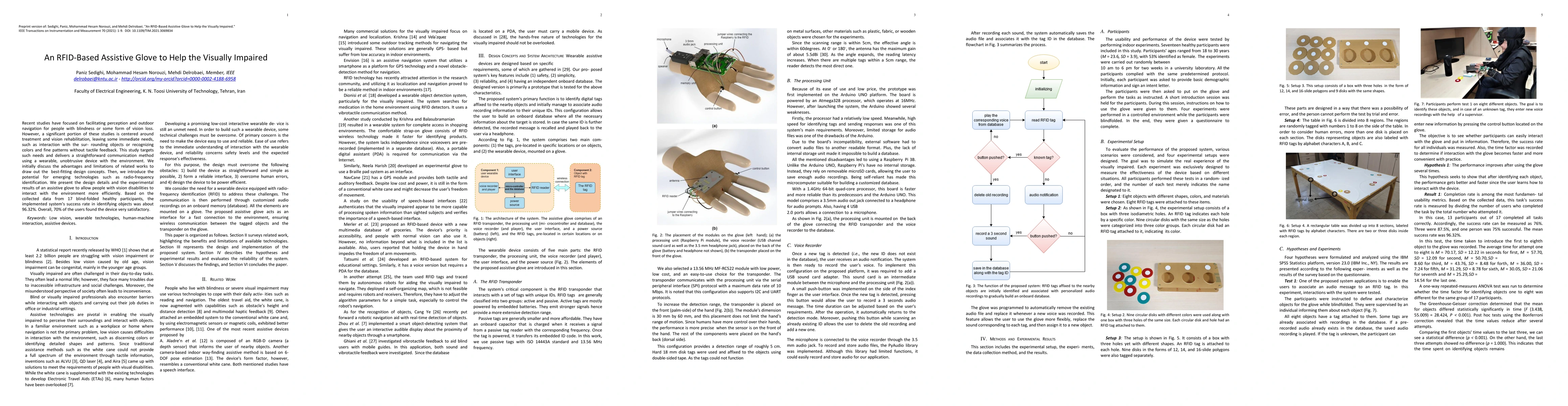 Thumbnail for An RFID-Based Assistive Glove to Help the Visually Impaired