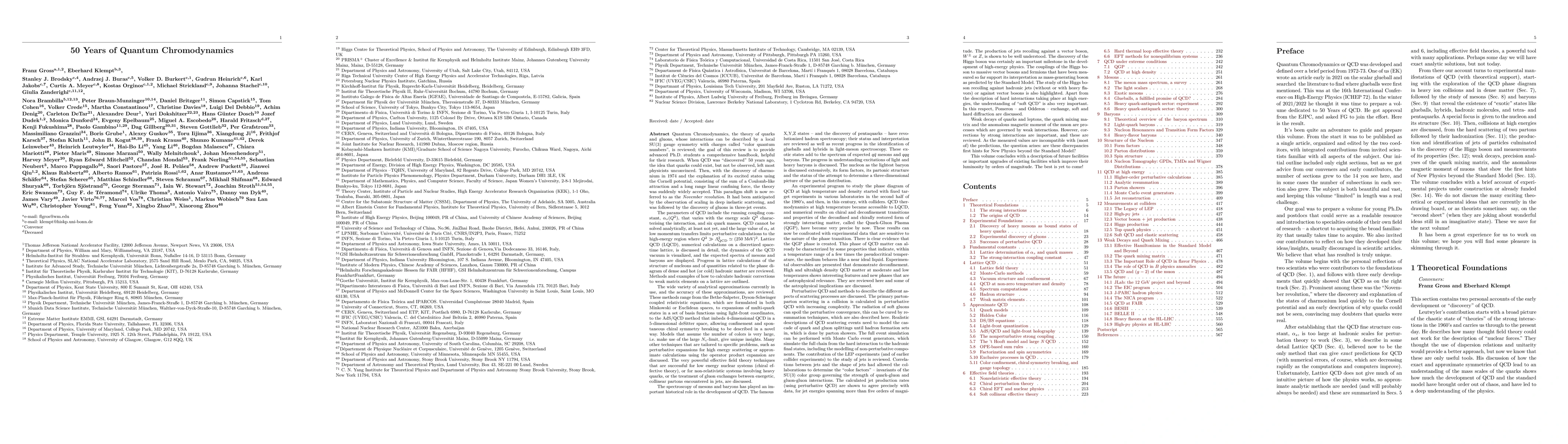 Thumbnail for 50 Years of Quantum Chromodynamics