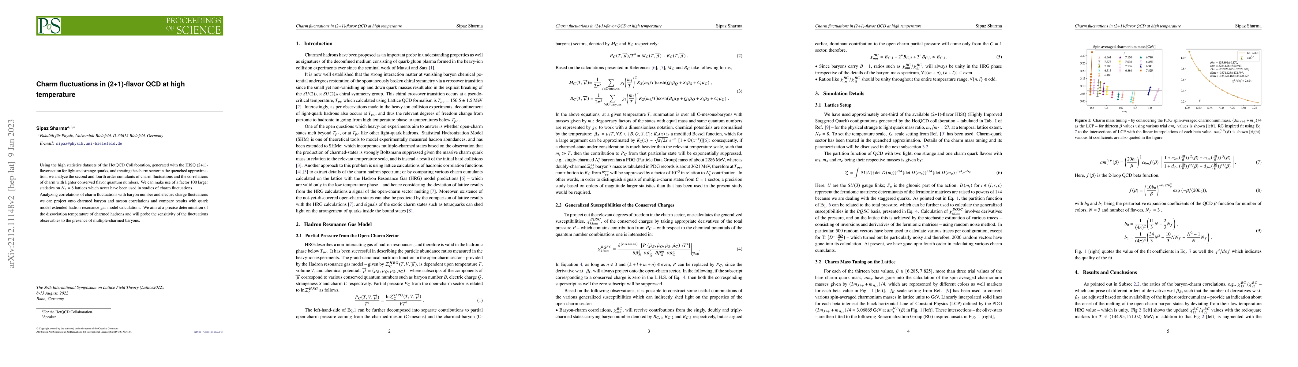 Thumbnail for Charm fluctuations in (2+1)-flavor QCD at high temperature