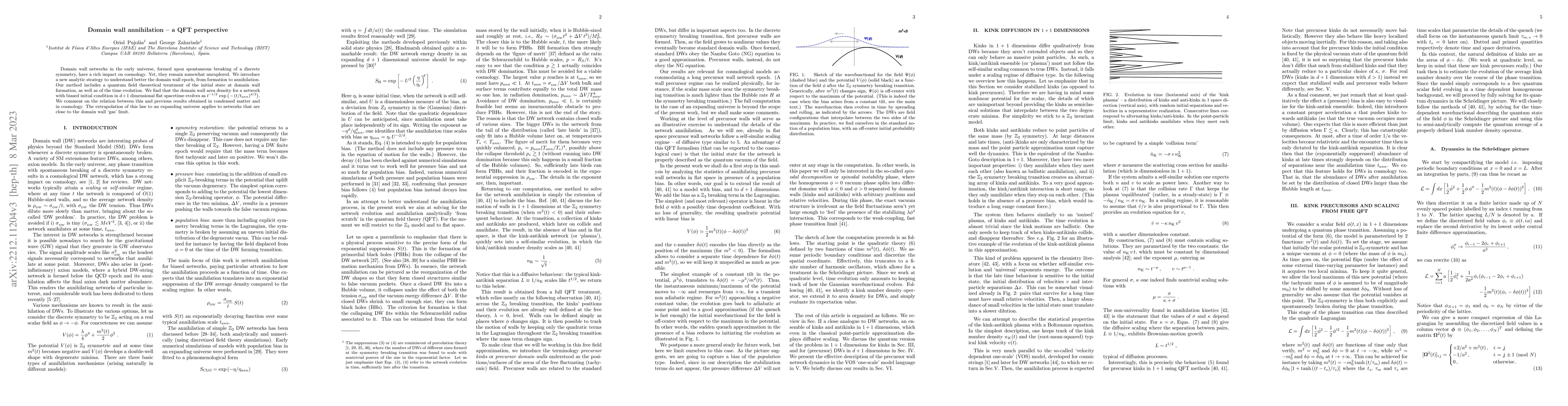 Thumbnail for Domain wall annihilation -- a QFT perspective