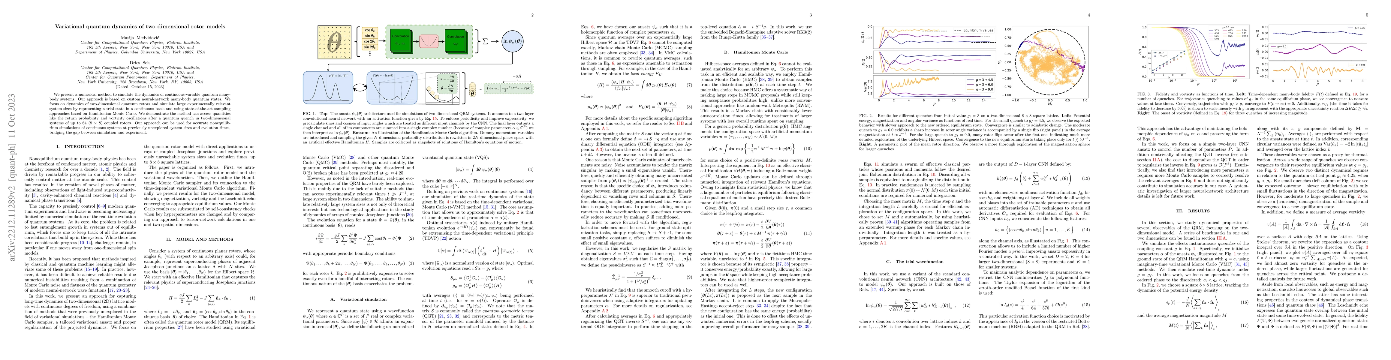 Thumbnail for Variational quantum dynamics of two-dimensional rotor models