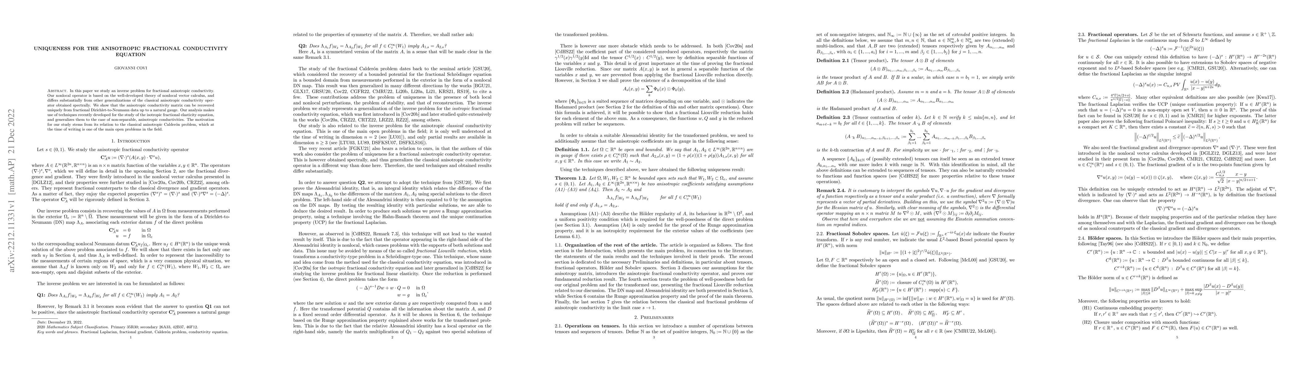 Thumbnail for Uniqueness for the anisotropic fractional conductivity equation