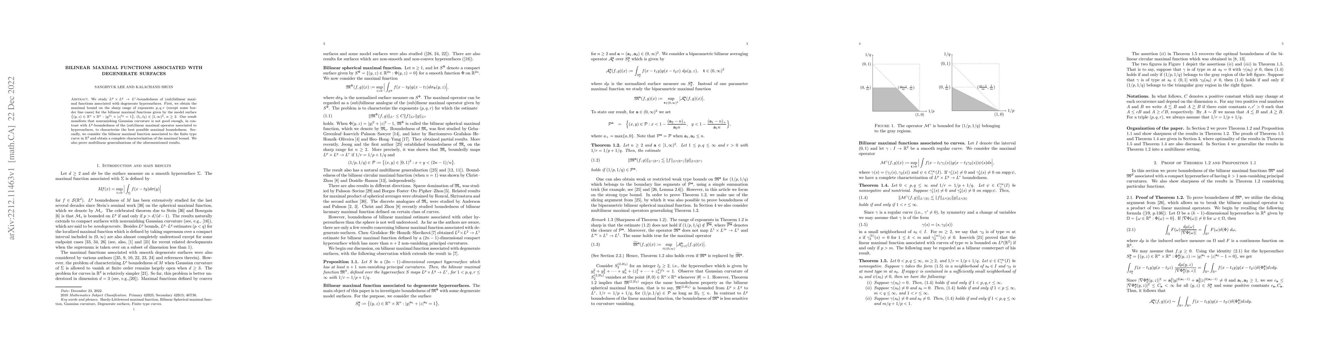 Thumbnail for Bilinear maximal functions associated with degenerate surfaces