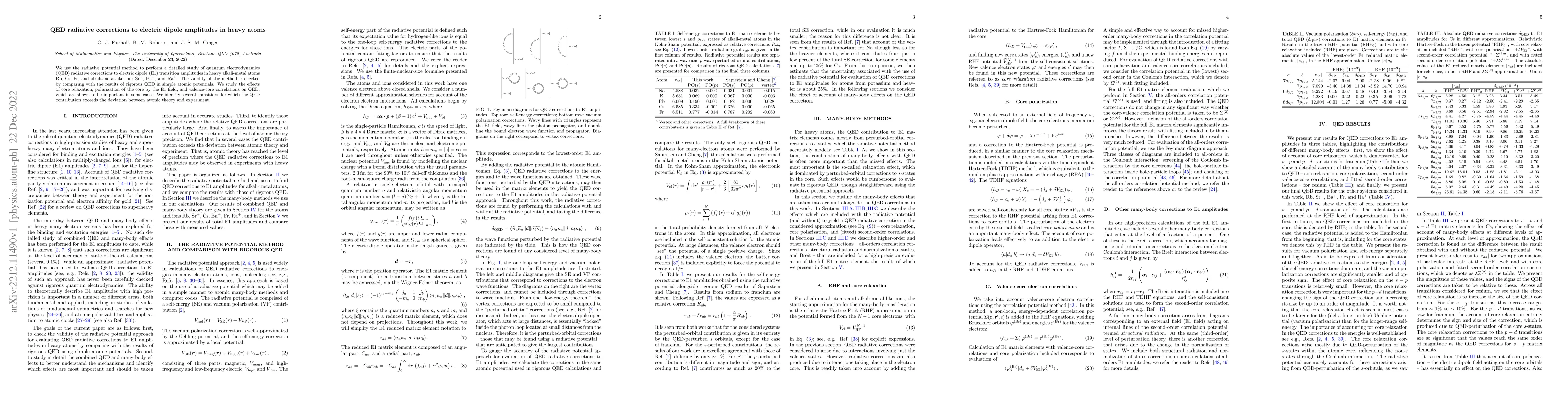 Thumbnail for QED radiative corrections to electric dipole amplitudes in heavy atoms