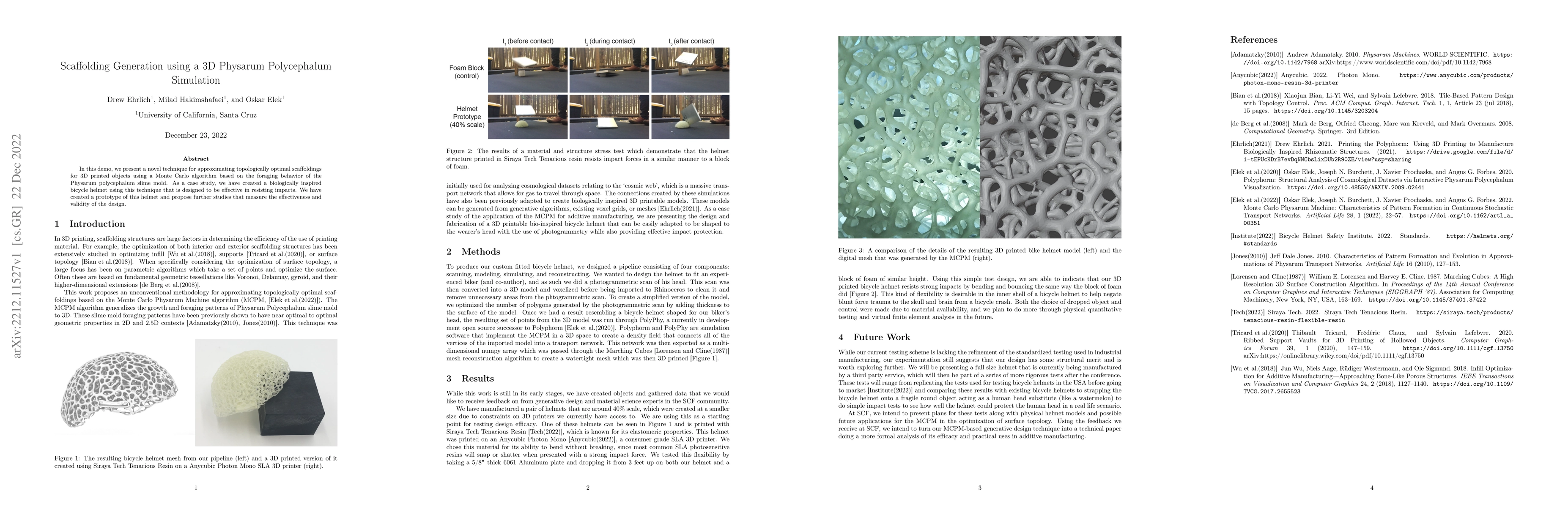 Thumbnail for Scaffolding Generation using a 3D Physarum Polycephalum Simulation