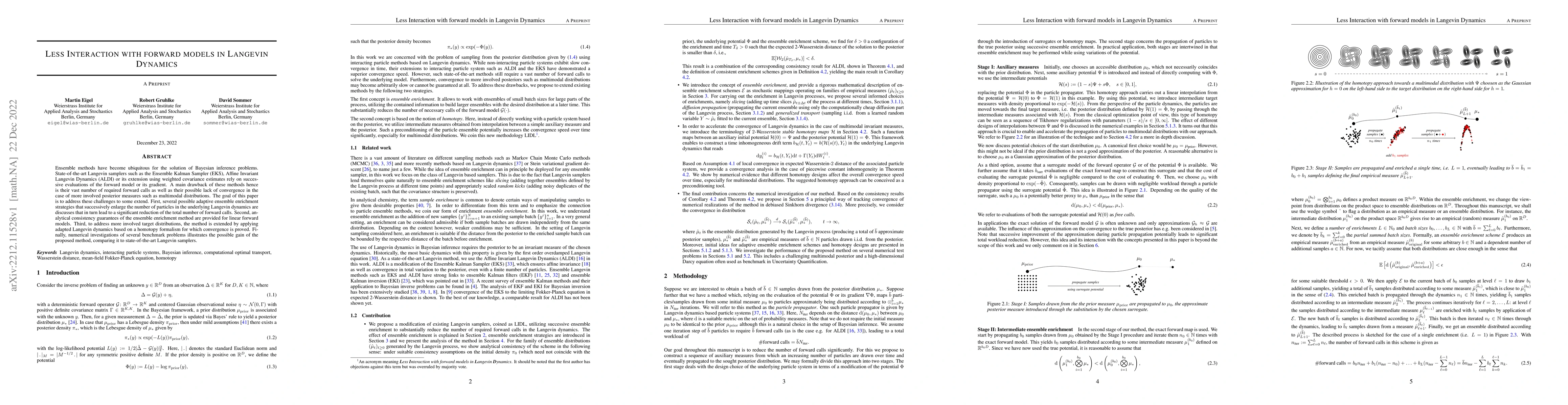 Thumbnail for Less interaction with forward models in Langevin dynamics