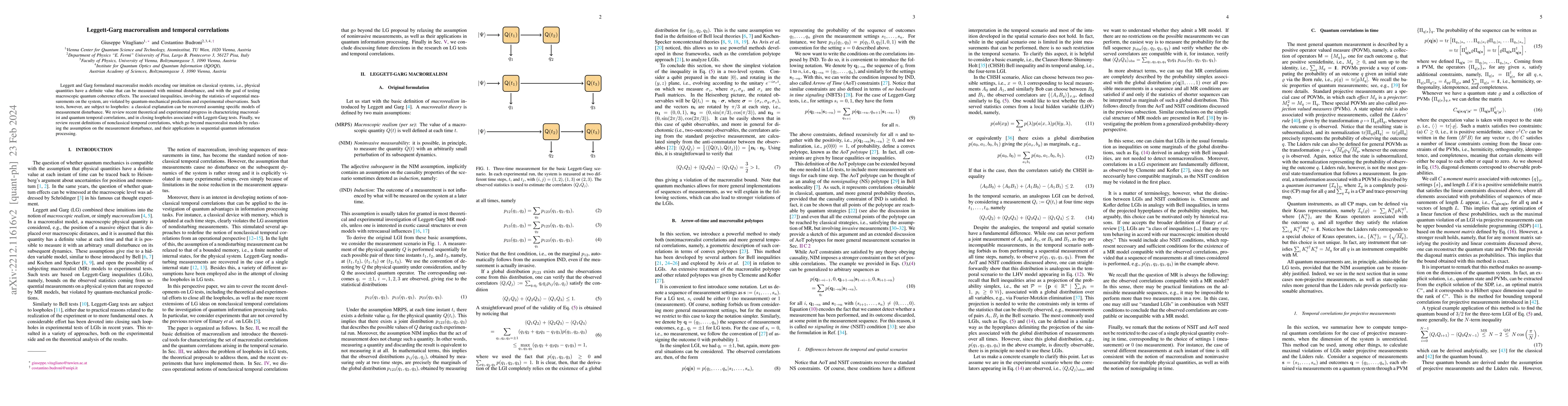 Thumbnail for Leggett-Garg Macrorealism and temporal correlations